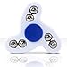 Fidget Spinner Anti Anxiety Toy - Tri Fidget Hand Spinner Focus Toy With Ceramic Bearing EDC Focus Stress Reducer Toy Perfect For ADD ADHD Anxiety and Autism Adult Kids (Star White)