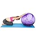 Trideer Yoga Ball - Exercise Ball for Workout pilates Stability - Anti-Burst and Slip Resistant for physical therapy, Birthing, Stretching & Core Workout, Office Ball Chair, Flexible Seating, Home Gym