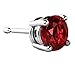 2.00 Carat Total Weight Sterling Silver Cubic Zirconia Synthetic Garnet Round Cz Stud Earrings