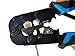 Ratcheting Modular Crimper/Stripper/Cutter - (RJ45, RJ11/RJ12, ethernet, phone - cat5e / cat6 crimp tool), IP Cam Talk