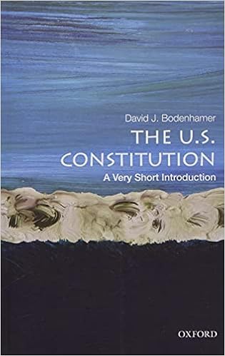 The U S Constitution A Very Short Introduction Very Short Introductions Bodenhamer David J 9780195378320 Amazon Com Books