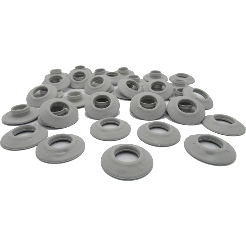 Langard 12mm Grey snap 'n' Tap Eyelets Pack of 20pcs