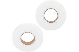 SUPVOX 2 Rolls Double-Sided Adhesive Hem Tape for Clothes Iron-on Fabric Tape for Sewing Curtains Dresses
