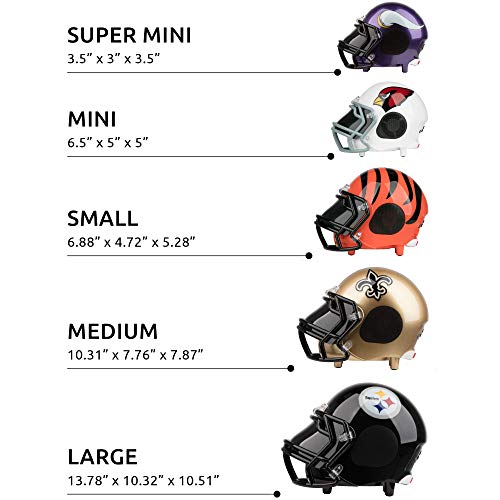 Nima Athletics NFL Officially Licensed Football Helmet Portable Bluetooth Speaker Tennessee Titans (Medium)