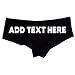 Create Your Own Personalized ADD Your OWN Text Customizable Women's Boyshort Sexy Panties