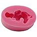 Teanfa Mini baby molds for fondant , Baby Silicone Cake Decorating Mold (A)