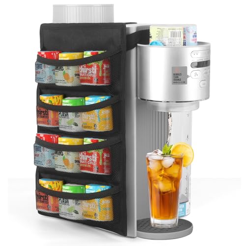 Soda Machine Pod Holder for Ninja Thirsti Drink System, 12-Flavor Storage Holder Cover for Ninja Thirsty Drink System Pod Organizer for Ninja Thirsty Flavor Pods, Flavored Water Drops