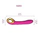 MP.S Rechargeable Female Vibrator Toys for Women – Generous Length, Bending Head, 10 Vibration Intensities & Deep Vibrations with Double Motors – Natural Feel with Medical Grade Silicone – 100% Safe