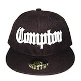 AF Snaps Compton City Snapback Hat Cap - All Black