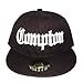 AF Snaps Compton City Snapback Hat Cap - All Black
