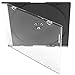 KEYIN Black Slim CD Jewel Case - Premium, 100 Pack