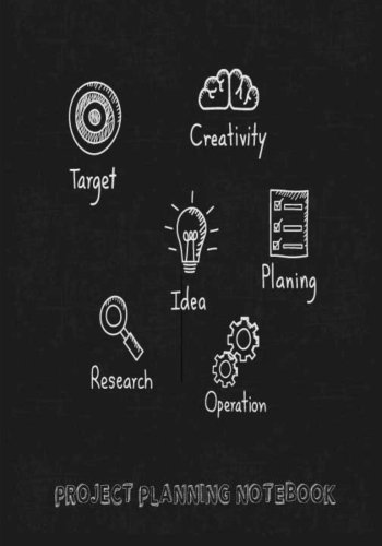 Project Planning Journal: Happy Project Organizer Planner Journal. Productivity Planner and Tracker. Organize & Management Your Project Planning and ... Cover (Project and Goal Planner) (Volume 3)