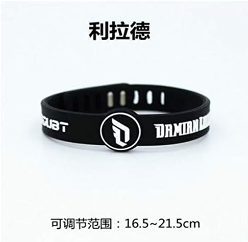 ???????? rand Wade Owen Bracelet Bangle Basketball Players Motion Silica Adjustable Wristband (Black Lillard