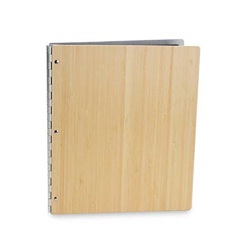 Pina Zangaro Bamboo Natural Screwpost Binder, 11x14 Portrait Orientation (34612)
