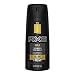 Axe Deodorant Body Spray - Gold - Oud Wood & Dark Vanilla - Net Wt. 4 OZ (113 g) Per Can - Pack of 3 Cans