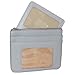 100% Leather Change Purse with Clasp Black #KO3W