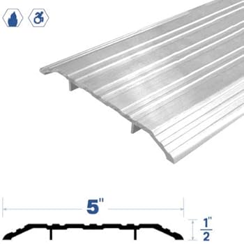 thumbnail image 2 of Fire Rated Aluminum Carpet Threshold Saddle - ADA Compliant 3.5"W X 48"L Transition Strip 2 of 11