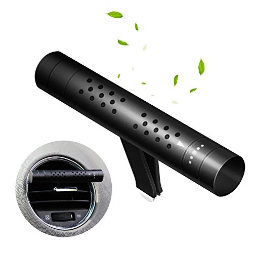 SUUKAA Car Air Freshener Purifier Cleaner,Vehicle Vent Clip Fragrance Diffuser,Solid Perfume,with 3 Light Scented Bars & 5 Scentless Bars,Add Your Favorite Perfume,for Auto Bedroom Office