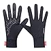 Anqier Running Gloves,Lightweight Touchscreen Cycling Windproof Gloves Women Men Climbing Driving Sports Compression Liner Gloves for Winter Early Spring Or Fall