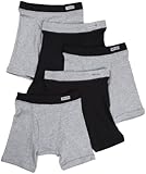 Fruit of the Loom Baby Boys' Boxer Brief - Covered Elastic, 5 pk