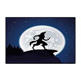 Dark red area rug