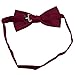 Platinum Hanger Mens Classic Pre-Tied Satin Formal Tuxedo Bowtie Adjustable Length Large Variety Colors Available (Burgundy)