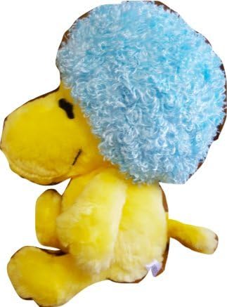 Amazon Peanuts Snoopy アフロ ウッドストック ブルー アフロスヌーピー ぬいぐるみ ぬいぐるみ ホビー