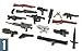 BrickArms Value Pack #1 -16 pieces Plus Random Chrome Weapon for Minifigures