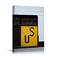 Canvas Wall Art Painted Words Bedroom Industrial Inspirational Modern Art Multicolor Neon Photography Quotes Urban - 12x18 inches