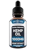 Hemp Oil Extract for Pain, Anxiety & Stress Relief - 1000mg - Double Advantage - Grown & Made in USA - Anti-Inflammatory and Joint Support - 100% Organic Hemp Drops - Helps with Sleep, Skin & Hair