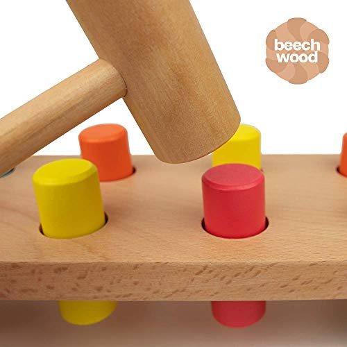 4 Bimi+Boo+Wooden+Pounding+Toddlers