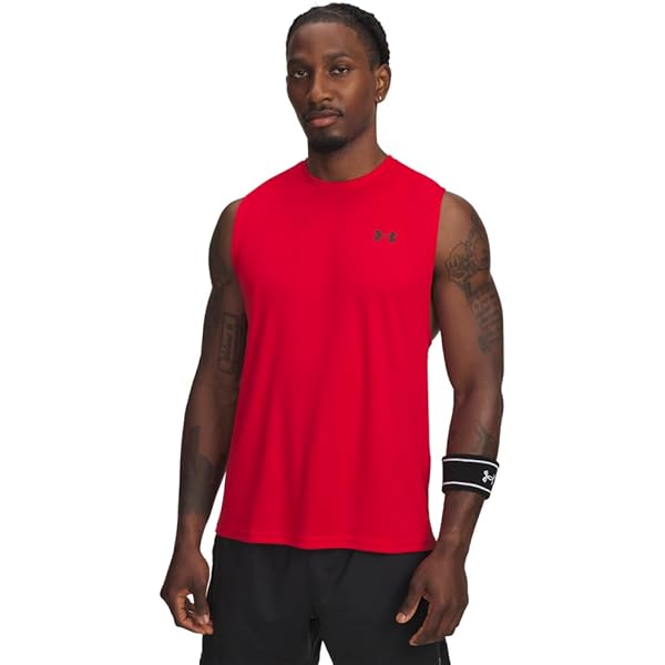 Amazon.com: Under Armour Men's CoolSwitch Athletic Fitted Run Tank