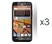 ZTE Maven Z812 (AT&T) - 3 Pack - Clear Screen Protectors + Atom LED