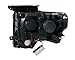 AnzoUSA 111298 Black/Amber Halogen Projector Headlight for Ford F-150