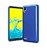 TPU Flexible Skin Protective Case Phone Cover for ZTE Blade T2 Lite Z559DL + Gift Stand (Blue)