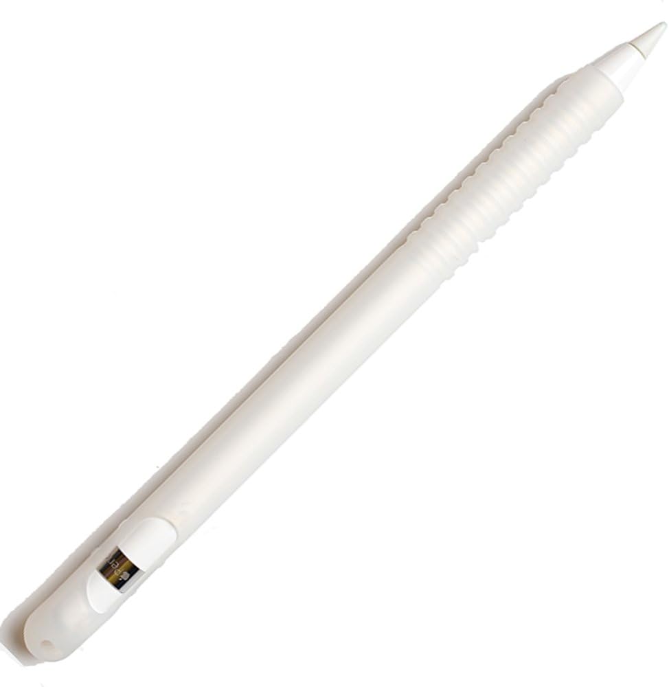 Apple Pencil Sleeve Case with Best Textured Grip-Compatible with Apple iPad Pro-White Case