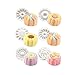buS9YIN4E Mid-autumn Festival Hand-Pressure Moon Cake Mould With1Pc Plunger Mode and 6Pc Flower Stamps White