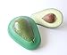 Farberware Food Huggers Reusable Silicone Avocado Savers, Fresh Greens, Set of 2 -