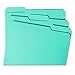 Smead Standard File Folders, 100 Count, Teal, 1/3-Cut Tabs, Letter Size (13143)