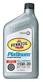 (Pennzoil Platinum Full Synthetic 5W20 Motor Oil - 1 Quart Bottle)