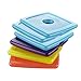 Fit & Fresh Cool Coolers Slim Reusable Ice Packs for Lunch Boxes, Lunch Bags and Coolers, Set of 6, Multicolored