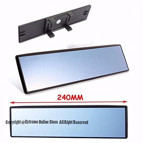 Car Mirror Broadway 240mm Wide Flat Blue Tint Interior Rear View Mirror ...