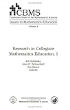 Research in Collegiate Mathematics Education, I, , 0821835041