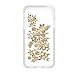 Speck Products Presidio Clear + Print Case for iPhone X, Shimmer Floral Metallic Yellow/Clear
