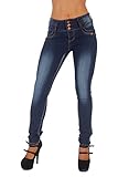 Style LA6A174S - Colombian Design, Mid Waist, Butt Lift, Skinny Jeans