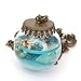 SeaISee Ocean Sea Current Bottle Starfish Shell Glass Cover Pendant Necklace