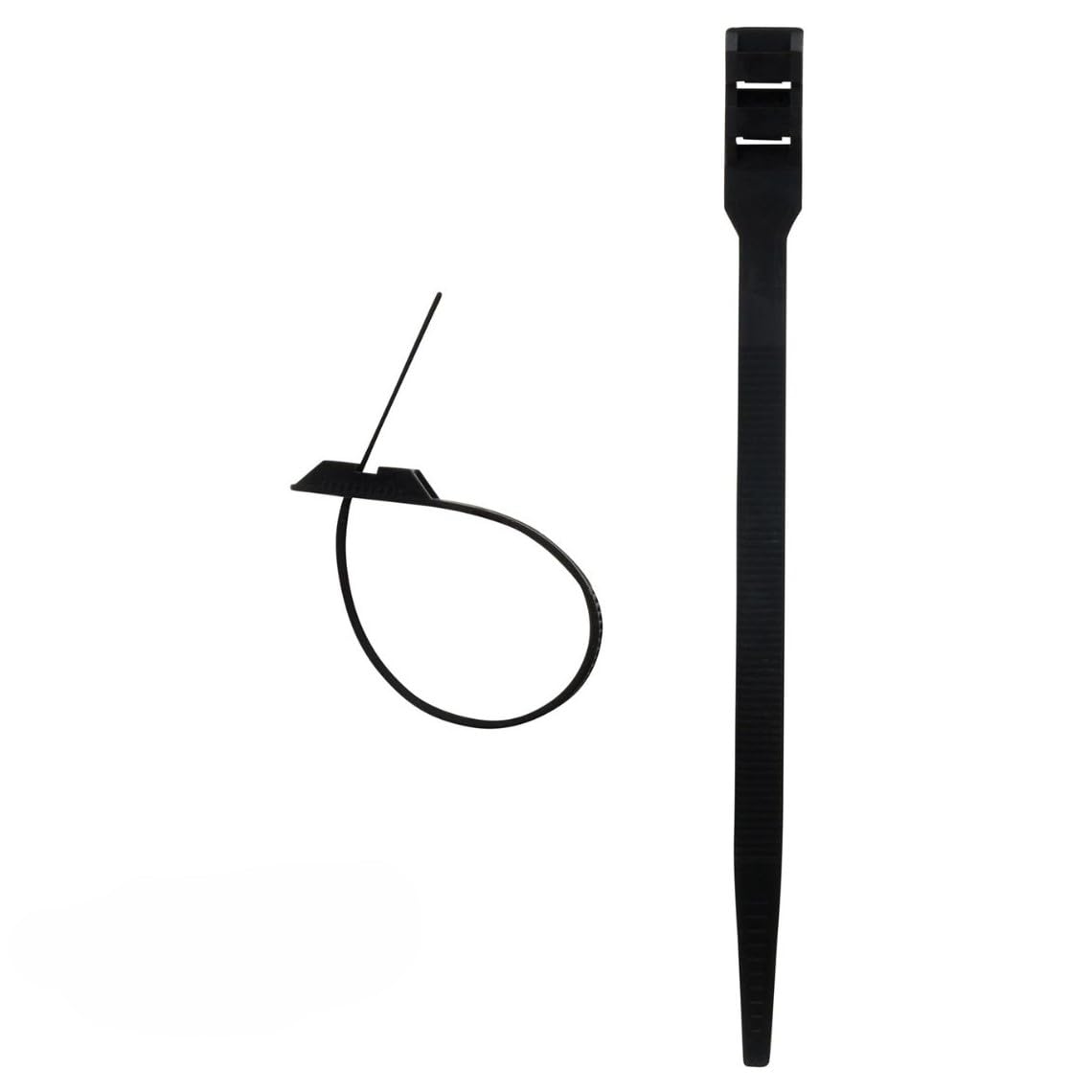 Zenitech Cable Ties 6 x 175 mm Pack of 100 Black
