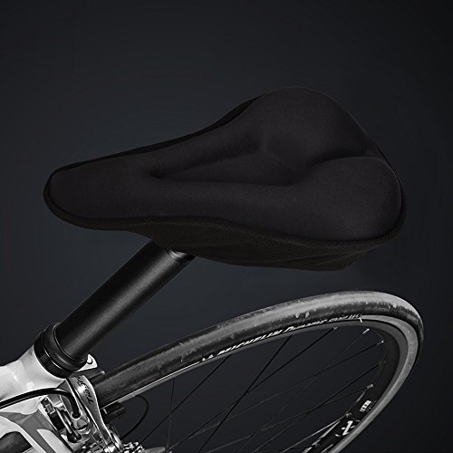 image for Bike Gel Seat Cushion Cover Comfortable Bicycle Saddle Pad Oziral Prem