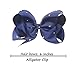 CÉLLOT 6 Inch Hair Bows for Girls Glitter Rhinestones Large Boutique Cheer Bows Alligator Hair Clips for Baby Girls and Toddlers Hair Accessory Pack of 16
