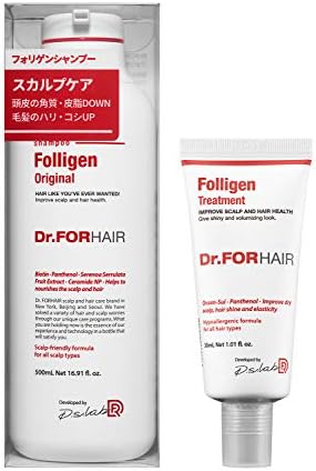 Dr. For Hair Folligen Shampoo Scalp (Korean Popular Cosmetics Hyun Foligen Series) “Dr. For Hair Folligen” “Men Women Men Women Scalp Care 16.9 fl oz (500 ml)